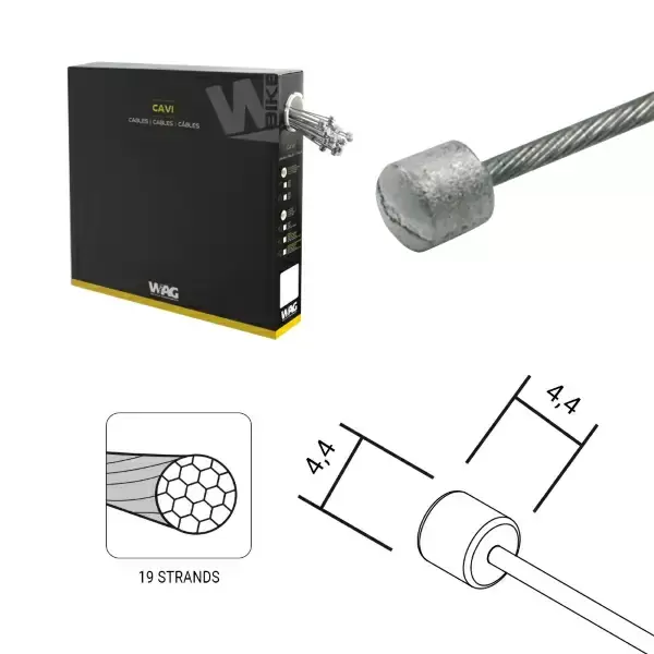 Wag Kabl Za Mjenjač Shimano/Sram - 1,1 X 1950 MM, Inox Slick