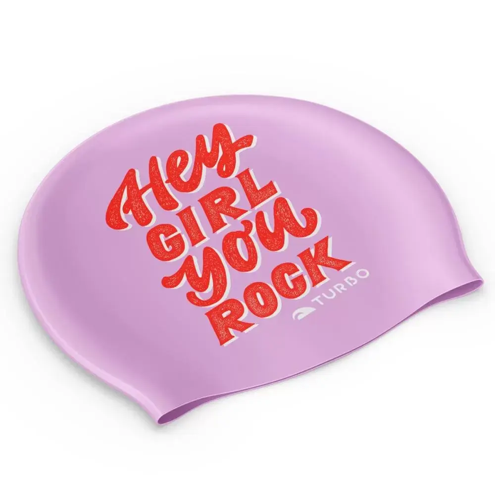 Turbo Silikonska Kapa Hey Girl, You Rock Pastel Pink