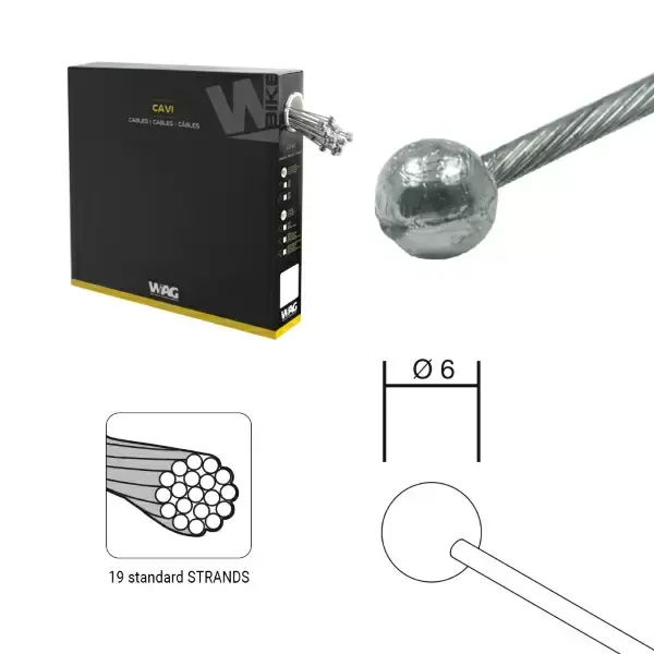 Wag Sajla Prednje Kočnice "Holland" 1.5 X 850 MM, Inox