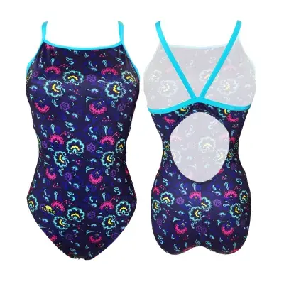 Turbo Ženski Jednodjelni Kupaći Relax Primavera 0007 Navy - 2XL