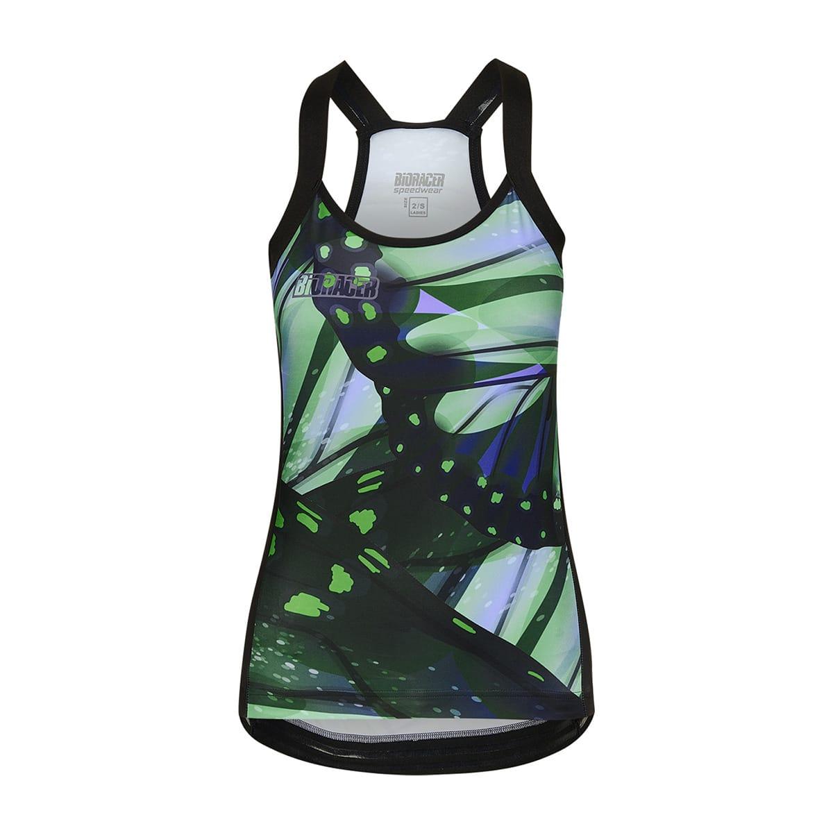 Bioracer Icon Ženski Tan Top Moss Green - L