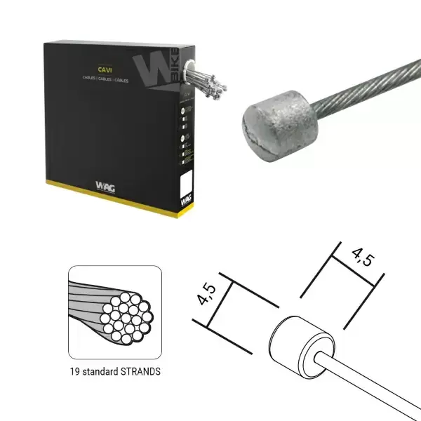 Wag Kabl Za Mjenjač Shimano/Sram - 1,2 X 1950 MM, Inox