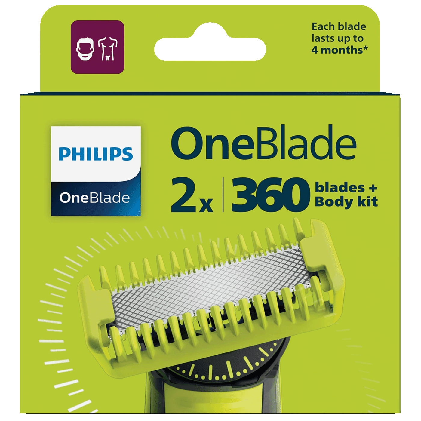 Philips OneBlade noževi za brijanje, 2 komada