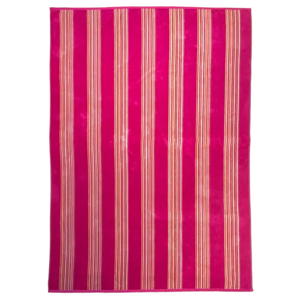 Le Comptoir De La Plage  Peškir Za Plažu Milonga Fuchsia 90*170, Rozi