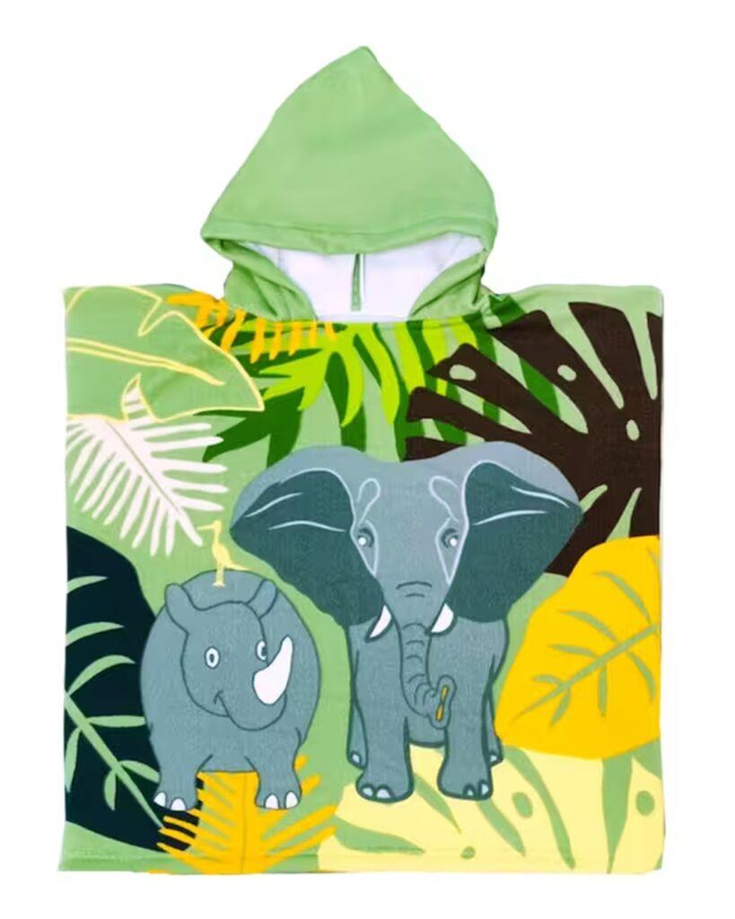 Le Comptoir De La Plage  Peškir Za Plažu Poncho Elephant 60X120, Zeleni