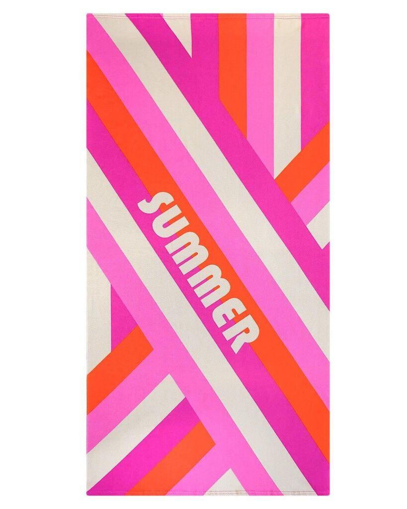 Le Comptoir De La Plage  Peškir Za Plažu Rayure Pop 75X150, Rozi