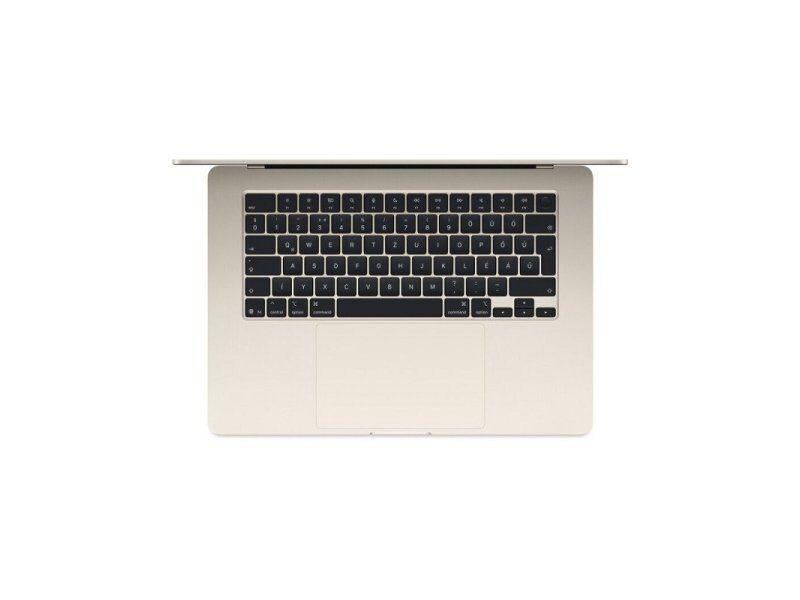 Apple laptop MacBook Air mw0y3cr/a, 13", M4, 16GB RAM, 256GB SSD, YU raspored, zlatne boje