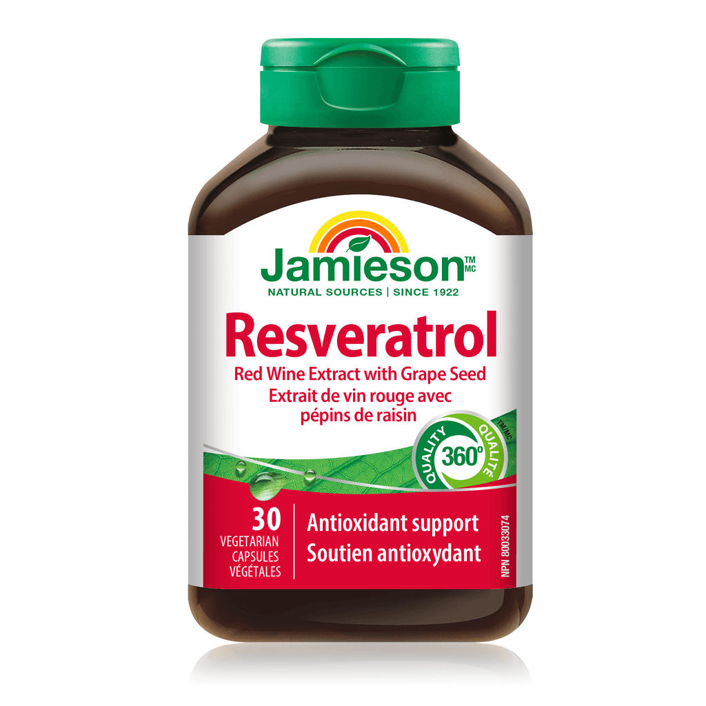 Jamieson Resveratrol Red Wine ekstrakt 30 cap.