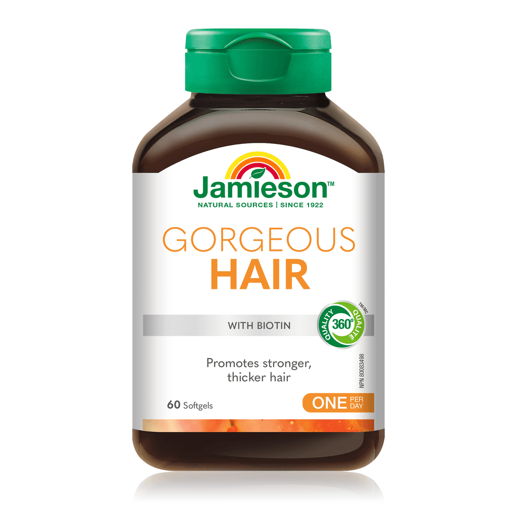 Jamieson Gorgeous Hair 60 (Biotin 10000IU & Organsko Extra djevičansko kokosovo ulje)