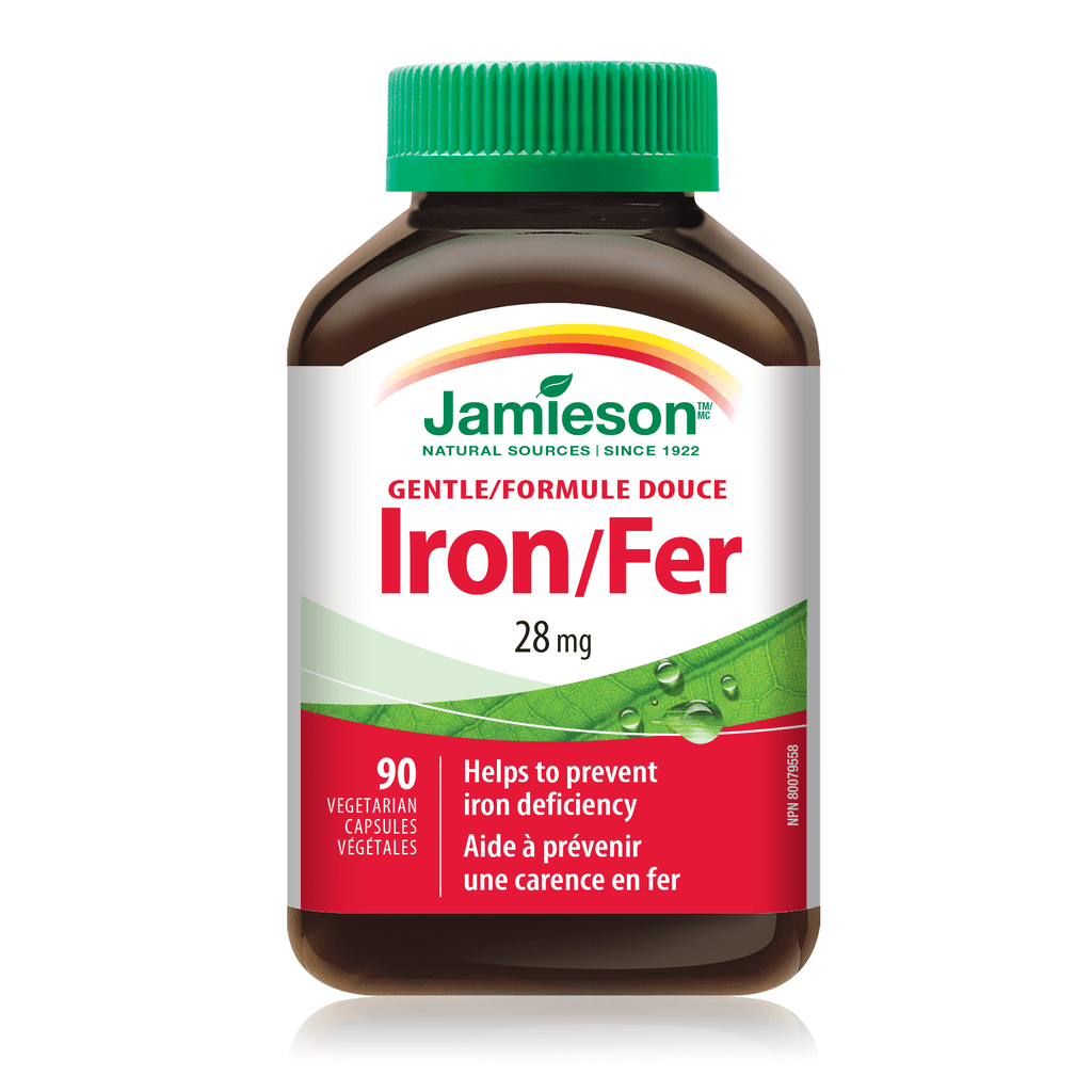 Jamieson Gentle Iron 28mg 90cap. (sa Vit B2,B12, C i Folnom kisj.)