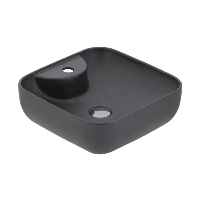 Umivaonik Nadgradni Form Matt Anthracite 420X420 Sa Rupom
