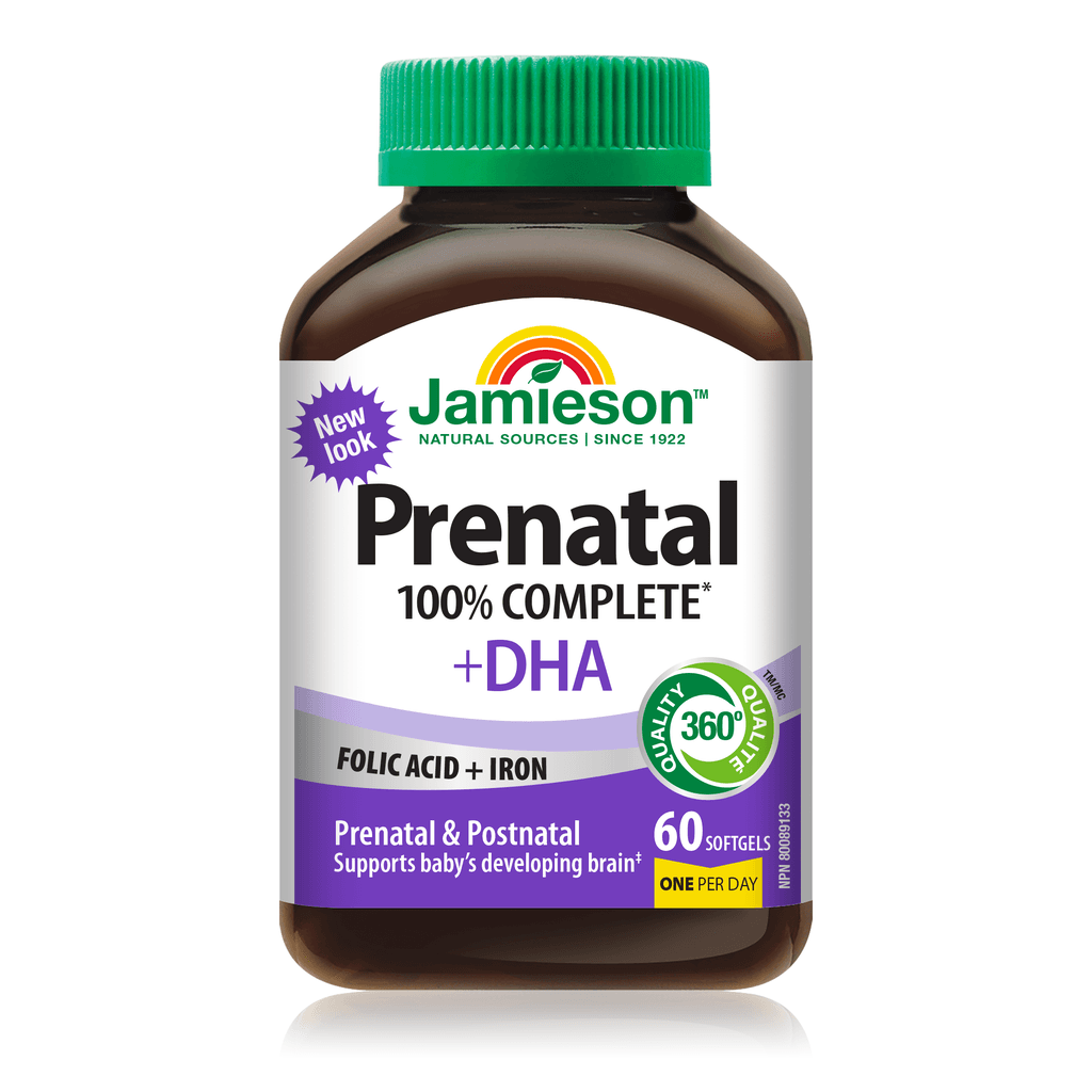 Jamieson Prenatal Complete w/DHA 60softgel.