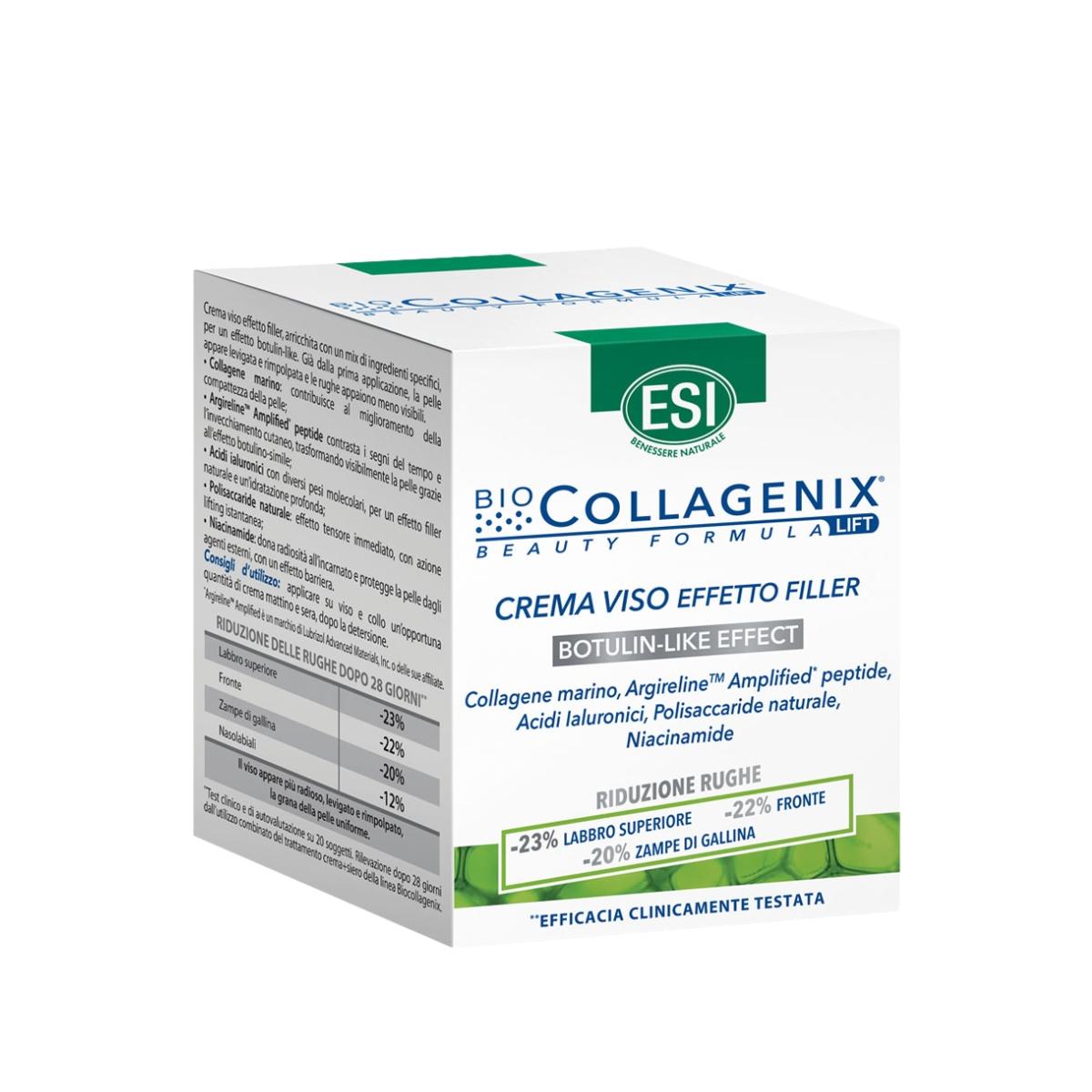 Esi Biocollagenix krema za lice slična botoksu, 50 ml