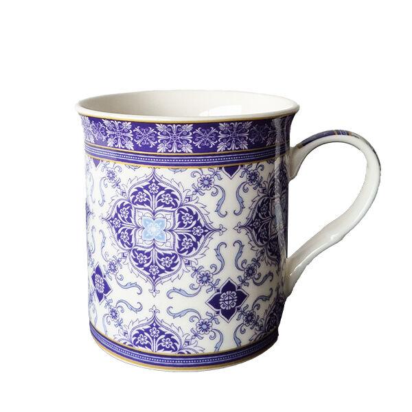 Šolja Za Čaj Fina Kuća 300Ml Azuw (1052134) Dekor Plavo/Bijelo Gift Pakovanje Porcelan