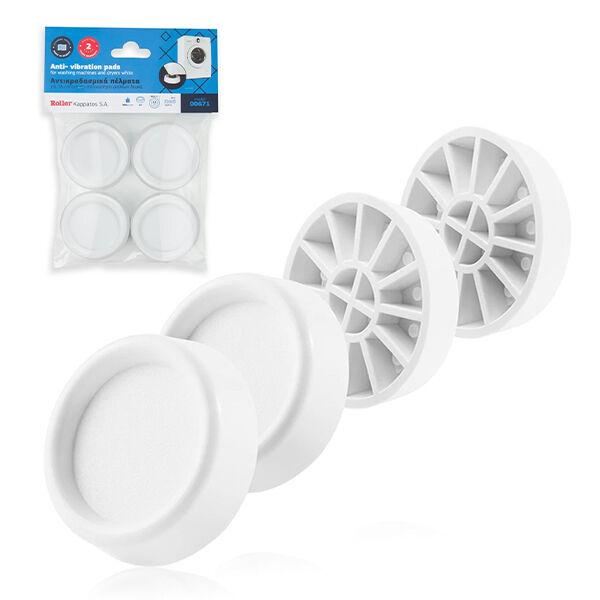 Roller Anti-Vibracione Podloge Za Veš Mašinu/Sušaru  00680 Bijeli (4kom)