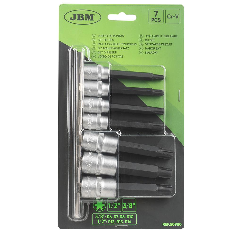 JBM 7-dijelni set 12-ugaonih bitova/gedora