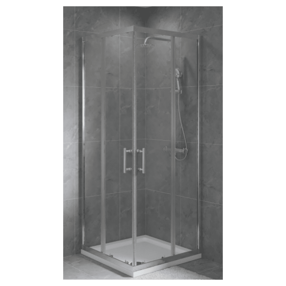 Tuš Kabina Sa Kaljenim Staklom Hrom Profil