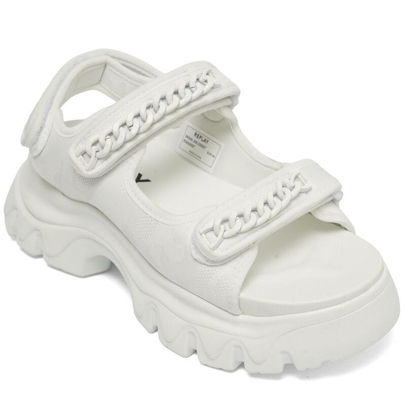 Replay Ženske sandale Juyce Chain, Bijele