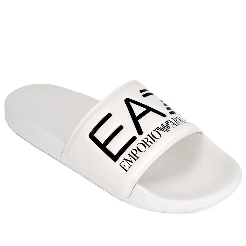 Emporio Armani Muške papuče Water Sports, Bijele