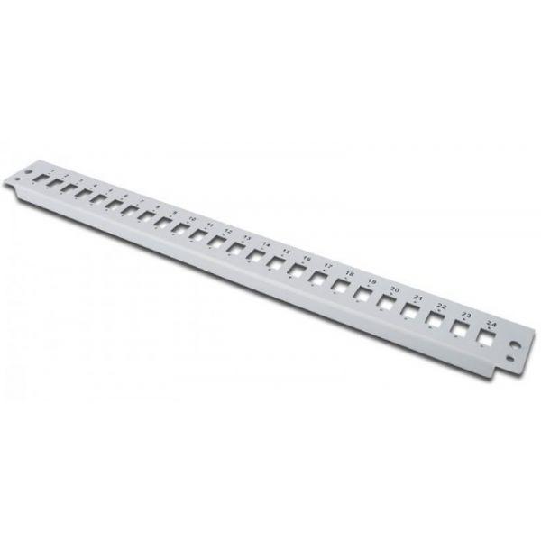 Digitus Splice box front panel fiber optic, 1U, quick lock, 24x LC DX