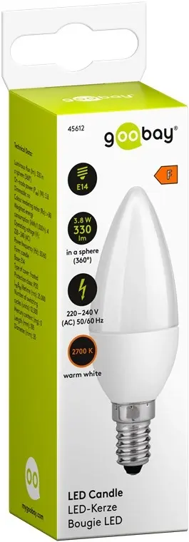 Goobay LED Sijalica, 3.8 W E14, 45612
