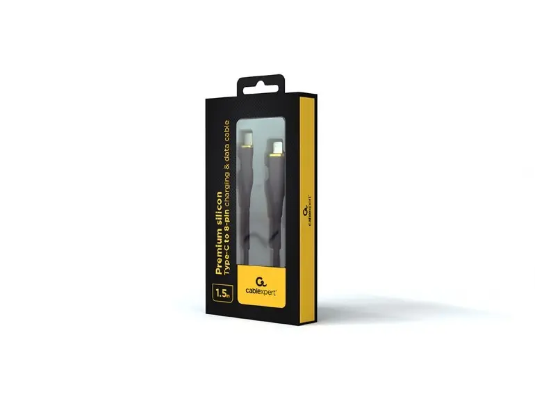 Gembird USB Kabl za punjenje CC-USB2S-CM8PM-1.5M-BK, 1.5m, Crni