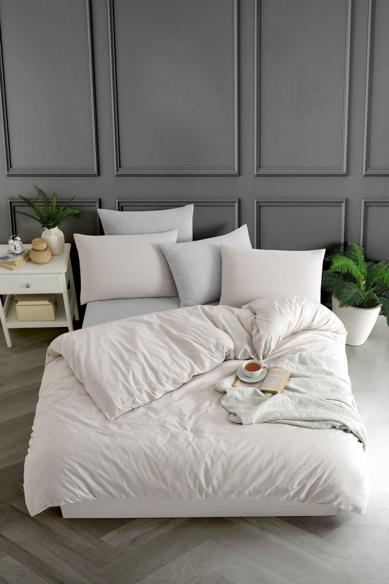 L'essentiel Maison set posteljine, obojen u pređi, 160x220cm, 100x200cm, bež
