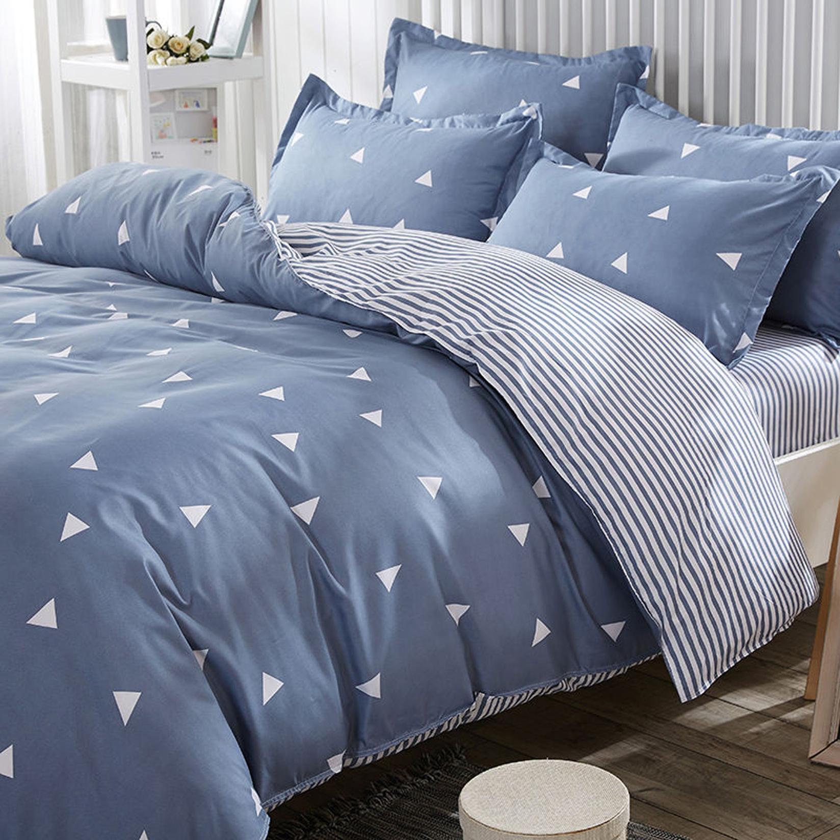 L'essentiel Maison Set Dvokrevetna posteljina Ucgen, 200x220cm, Antracit