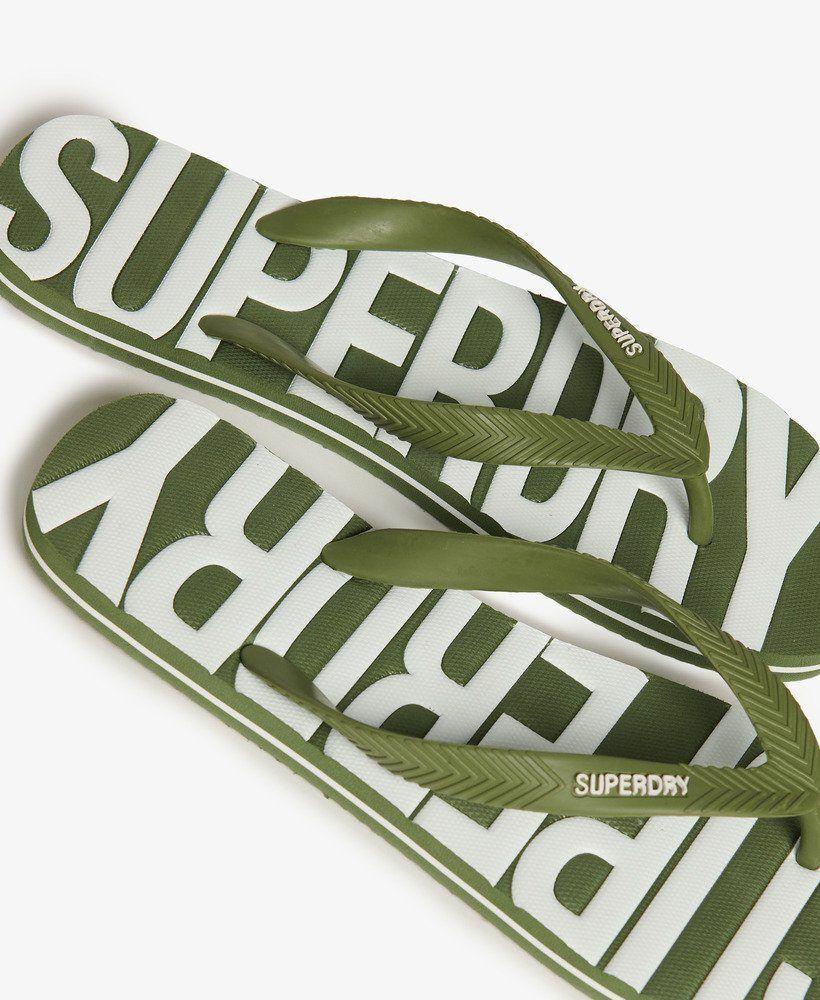 Superdry Slippers Papuče Muške, Zelene