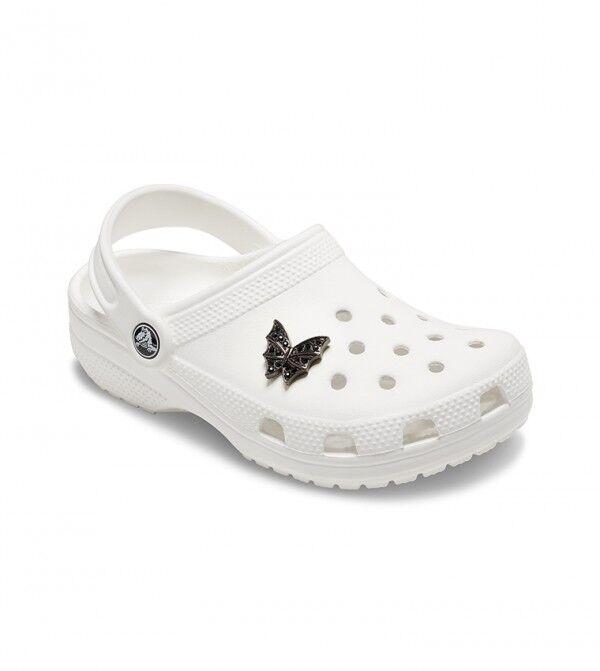 Crocs Ukrasi Black Butterfly, Crni