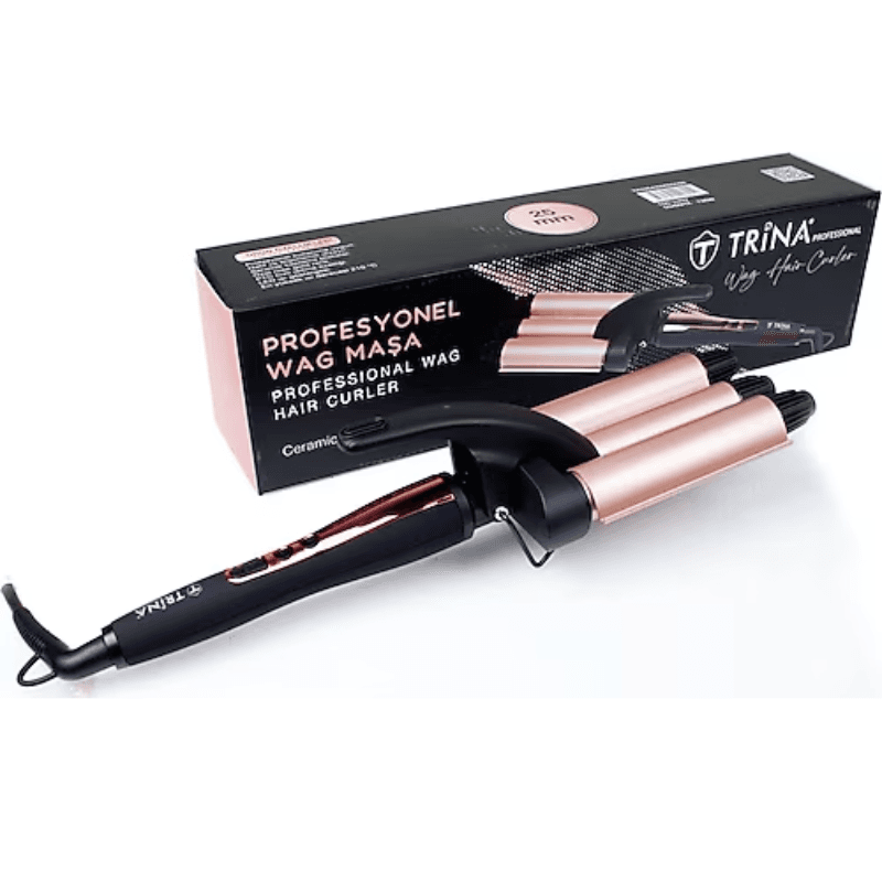 TRINA - Figaro/Presa trio za kosu - Talasi 25mm