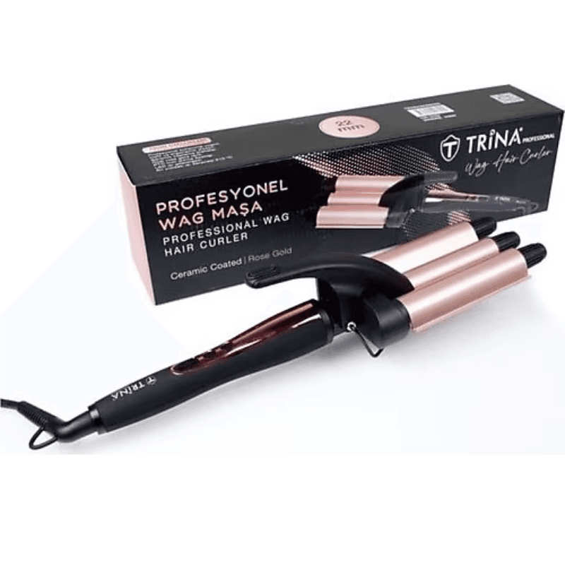 TRINA - Figaro/Presa trio za kosu - Talasi 22mm