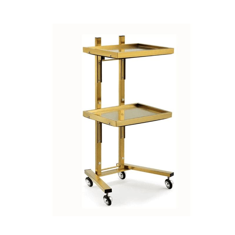 SH Spa & Beauty Pomoćna Kolica – Golden Tray AC0053