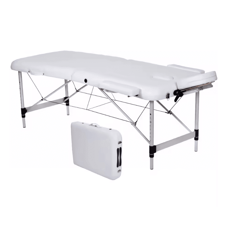 SH Spa & Beauty Sklopivi Masažni Krevet – White Edition  AC0027