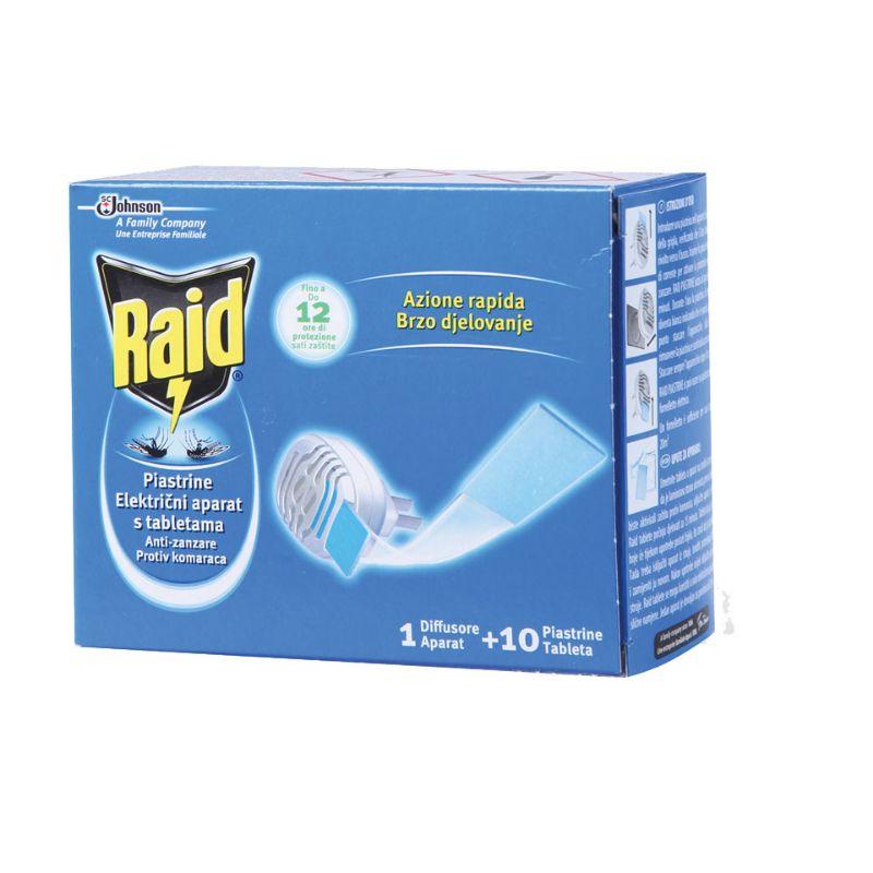 RAID Električni uređaj s tabletama protiv komaraca