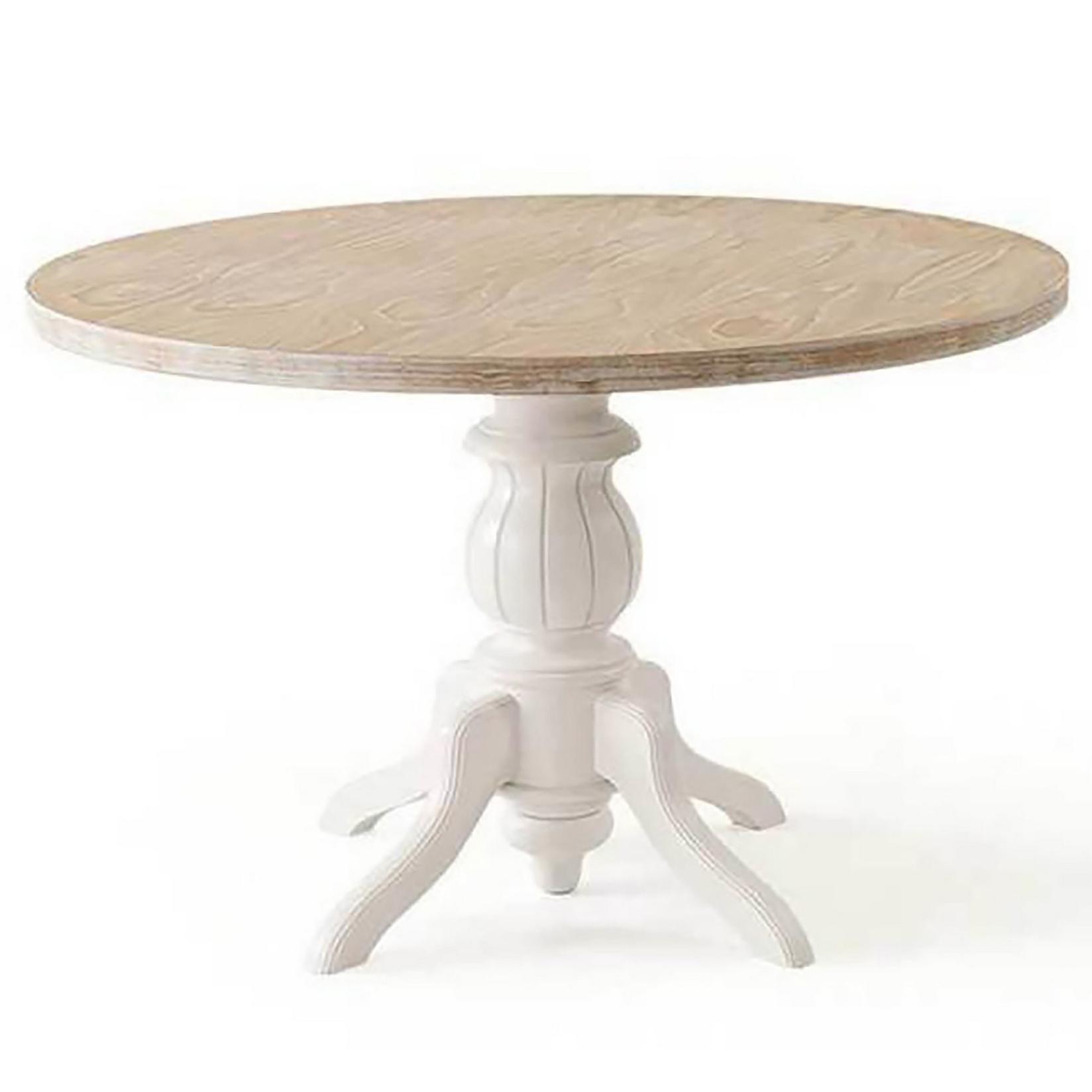 Hanah Home Trpezarijski sto Albero06 120x120x75cm Bijeli hrast
