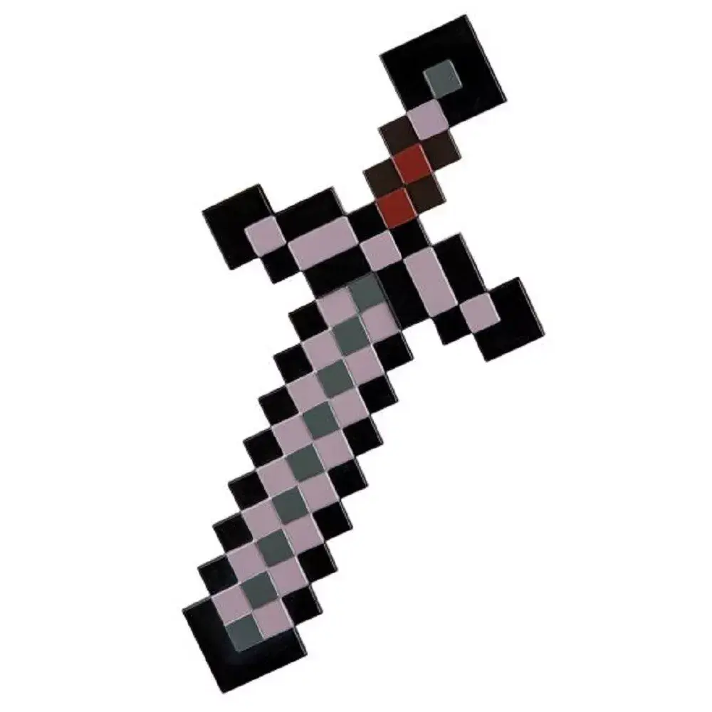 Replica Minecraft Nether Sword Black, Siva