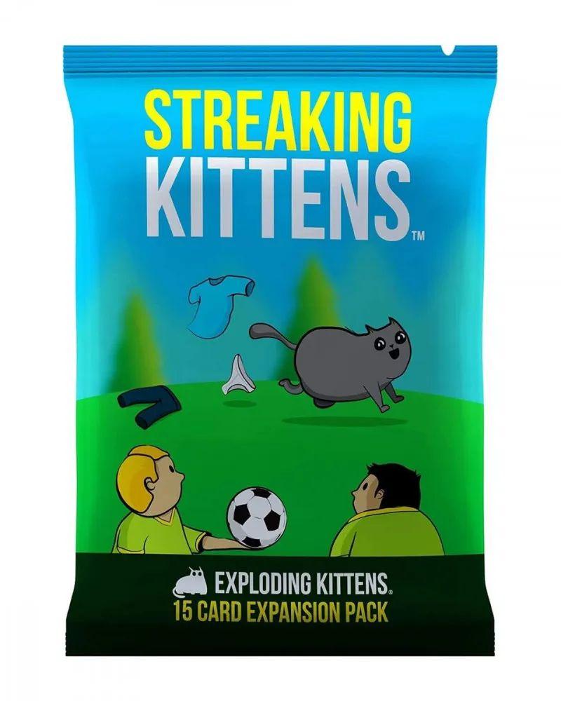 Društvena igra Exploding Kittens 2nd Expansion Streaking Kittens, Plava