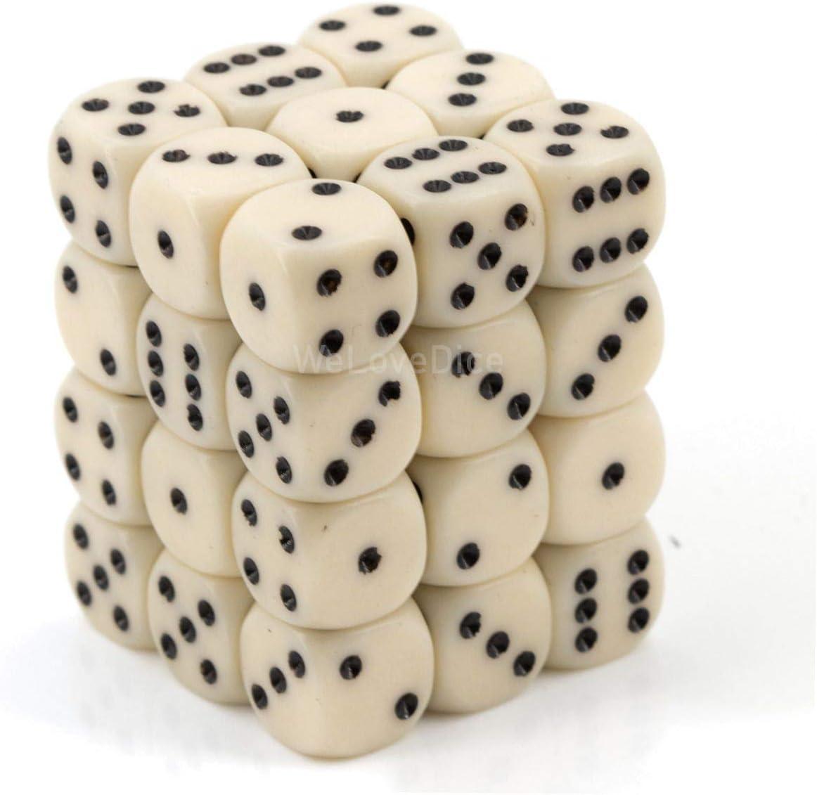 Chessex Kockice (36) 12mm, Bijela