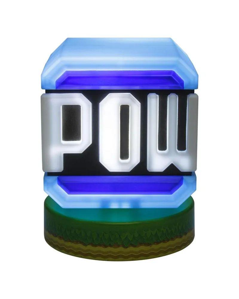 Paladone Lampa Super Mario Pow Block, Teget