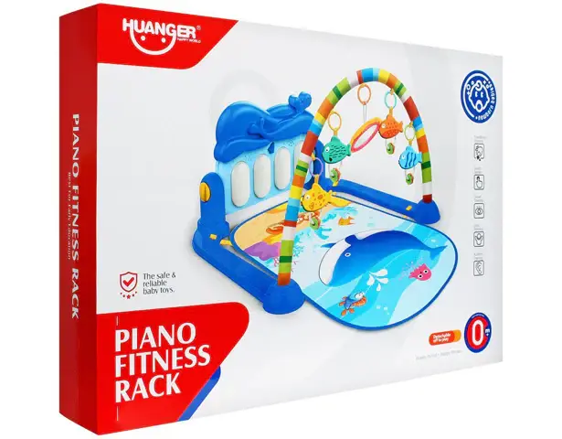 HUANGER Muzička podloga za igru Delfin HE.0631, 0m+, Plava