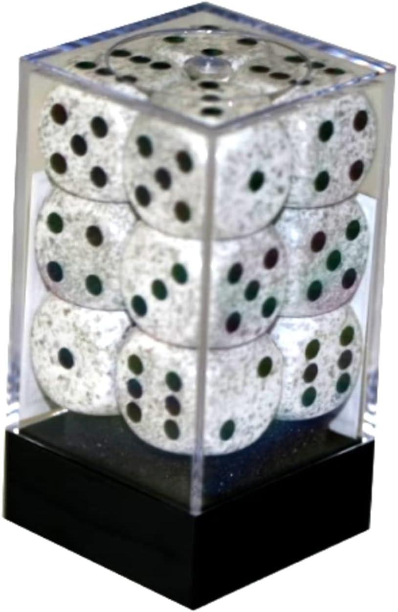 Chessex Kockice (12) 16mm, Bijela