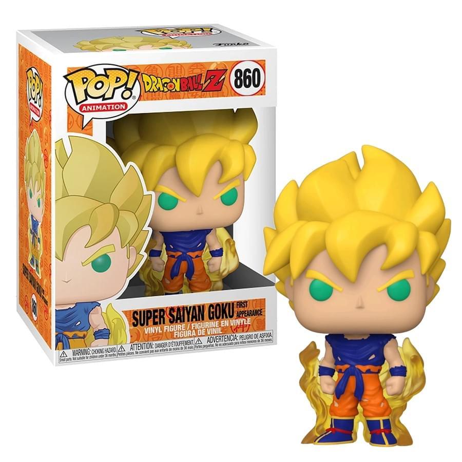 POP! Bobble Figure Dragon Ball Z Ss Goku (first Appearance), Žuta