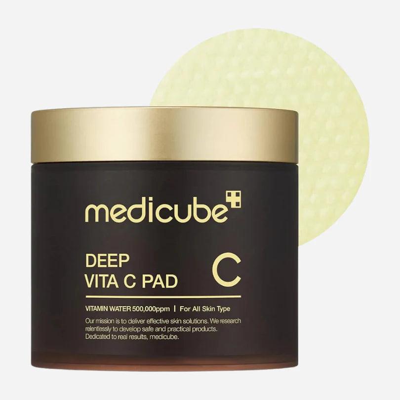 MEDICUBE Toner blazinice za lice Deep Vita C, 70 komada