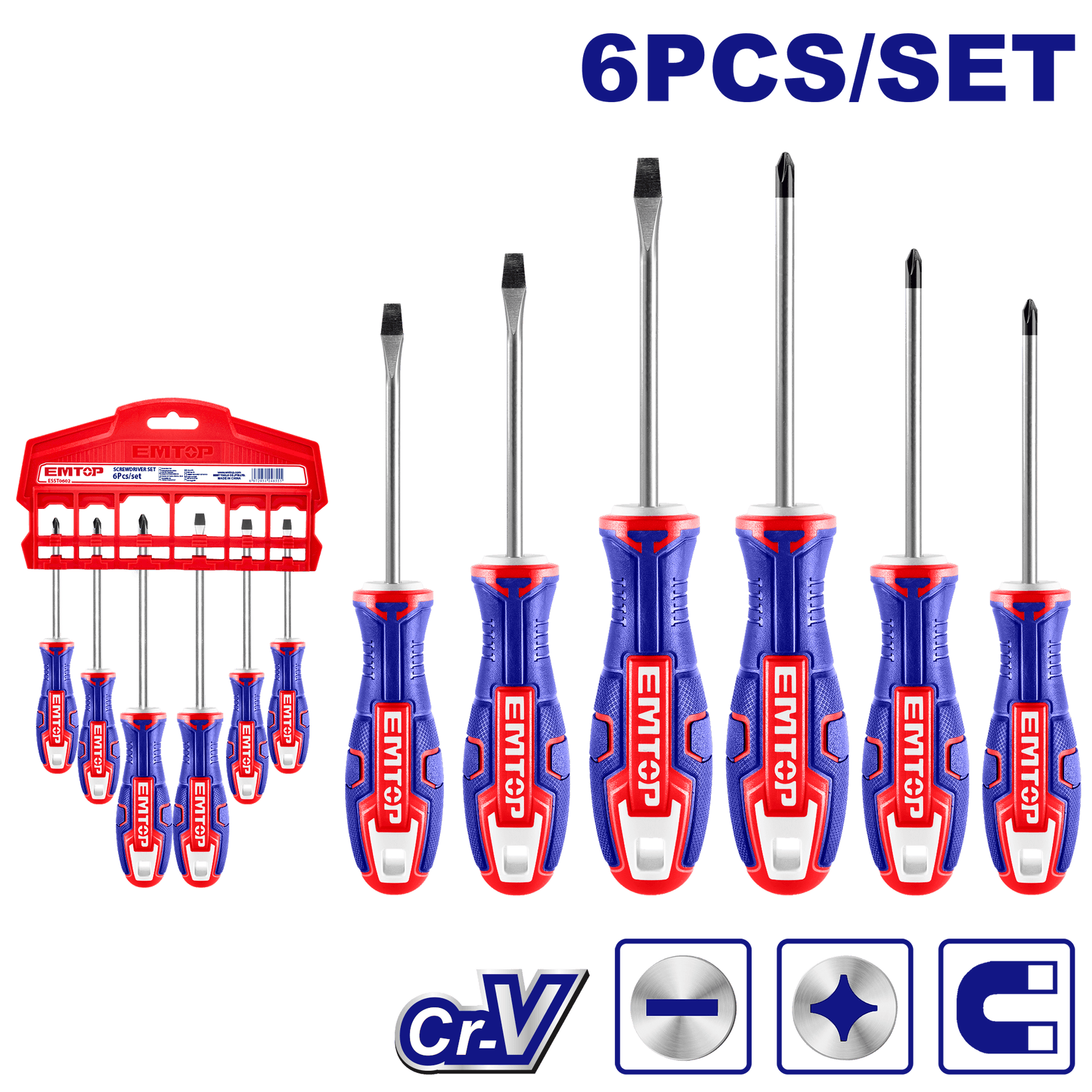 EM TOP Set Odvijača 6Kom S16312