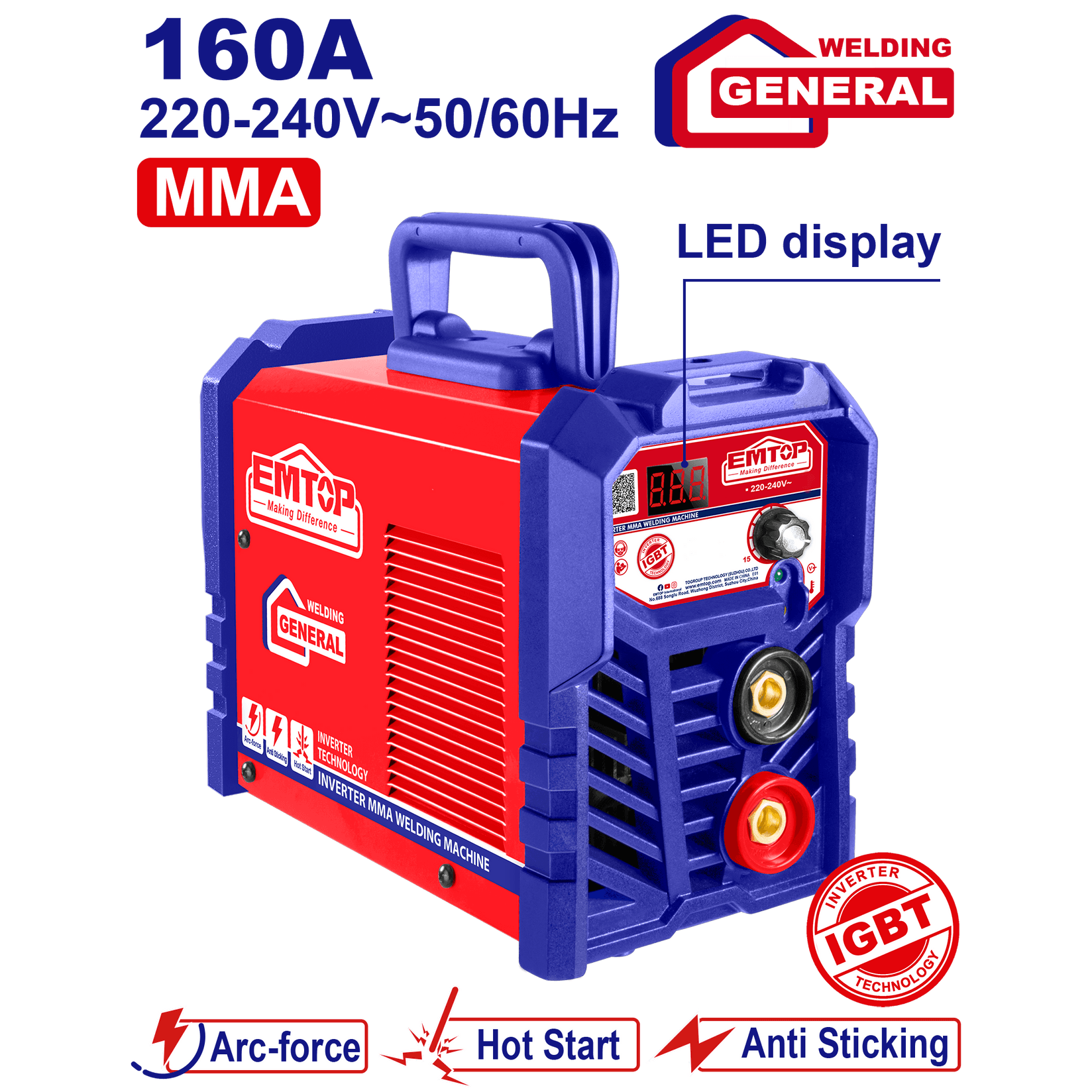 EM TOP Aparat Za Zavarivanje Mma1651  S16175