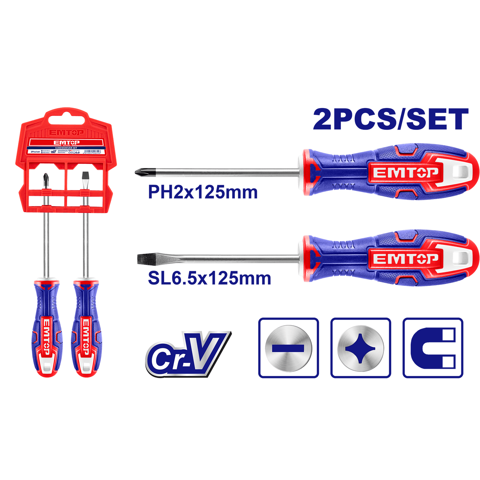 EM TOP Set Odvijača 2Kom  S16311