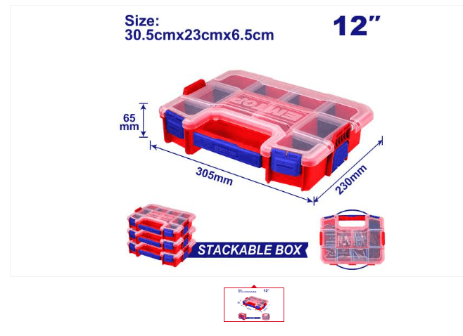 EM TOP Plastični Organizator S16456