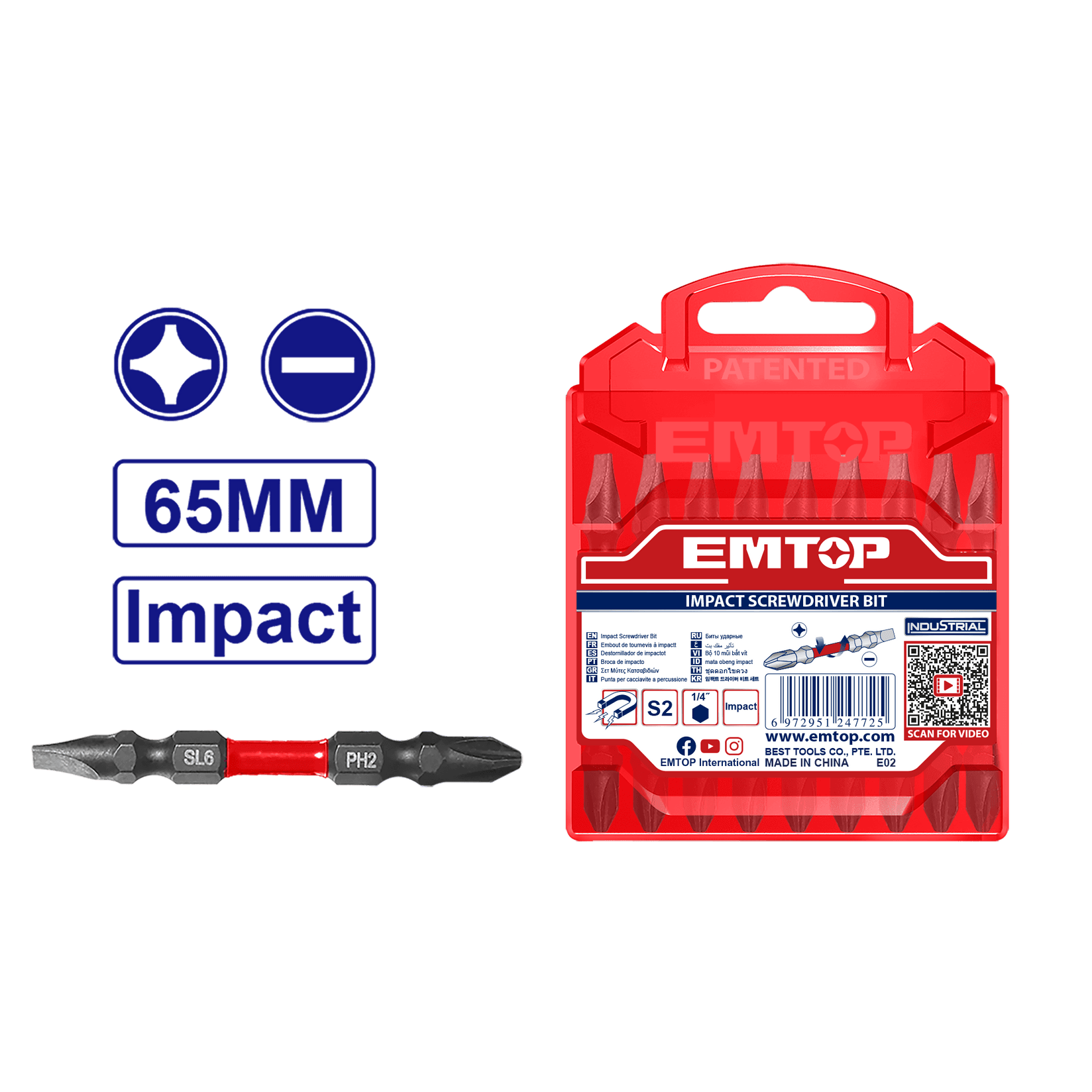 EM TOP Bits Dugački S16294