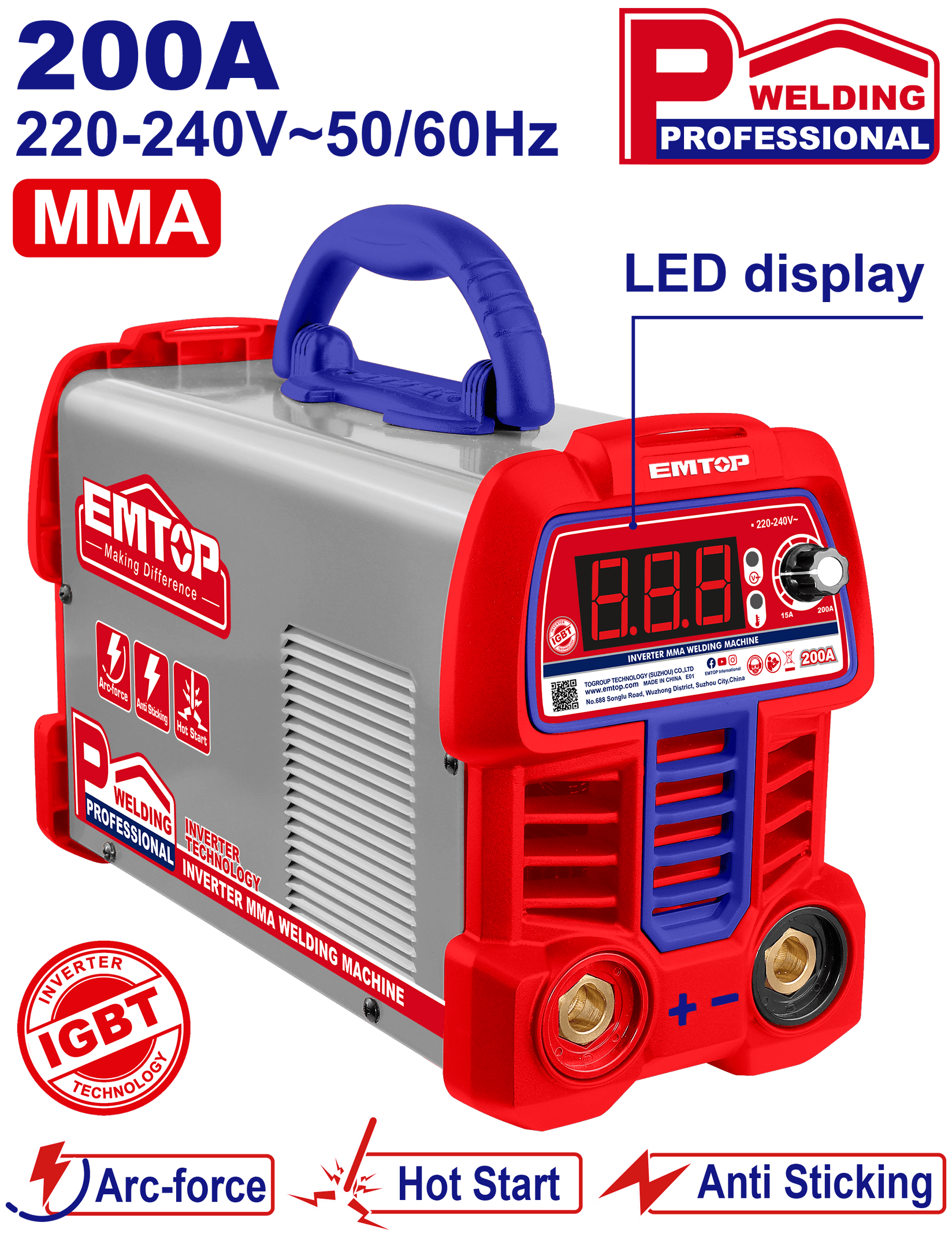 EM TOP Aparat Za Zavarivanje  Mma2061  S16177